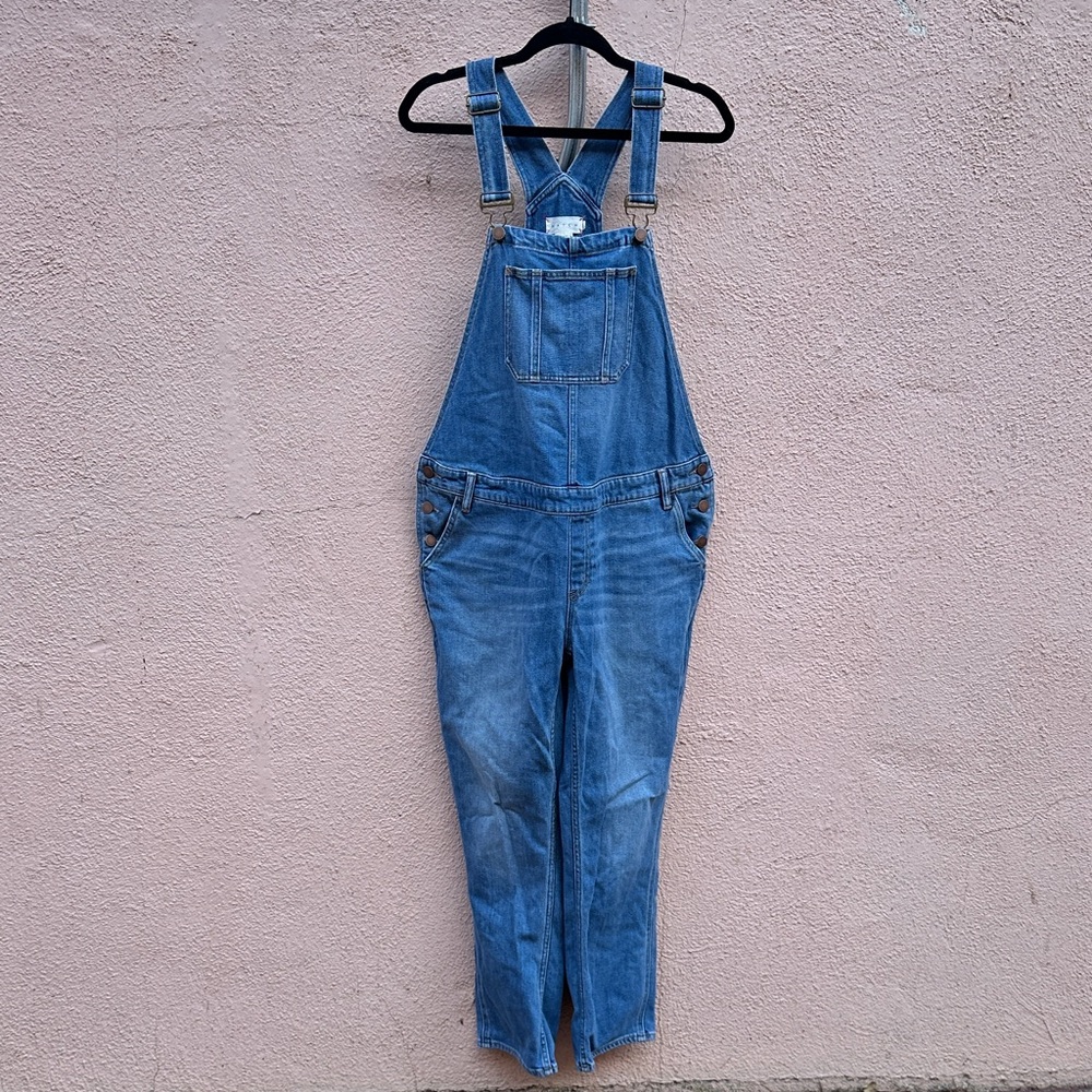 Hatch Classic Blue Denim Overalls